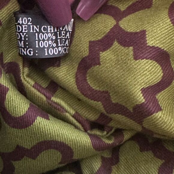 Oryany Color Block Pebble Leather Hobo Bag Boho Beige‎ Grey Silver Hardwear - Picture 7 of 14